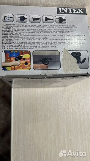 Электрический насос intex