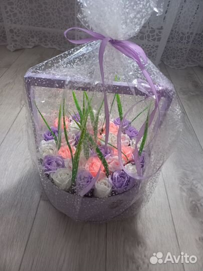 Букет из мыла ручной работы