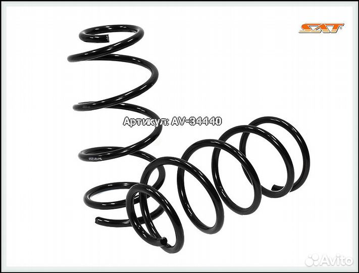 Комплект пружин 2шт передние mazda 3 axela 03