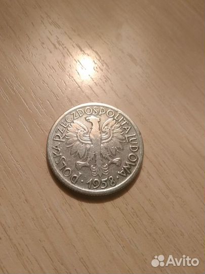 2 злотых Польша, 20 тенге юбилейная Казахстан