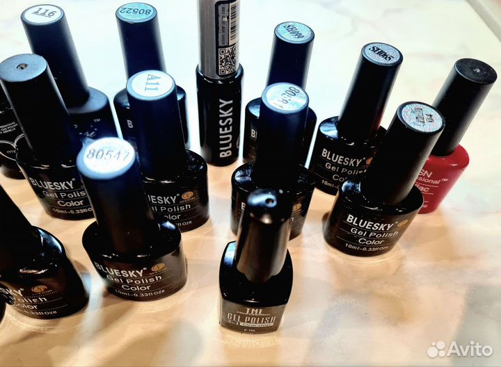 Гель лаки для ногтей, бу 26 шт