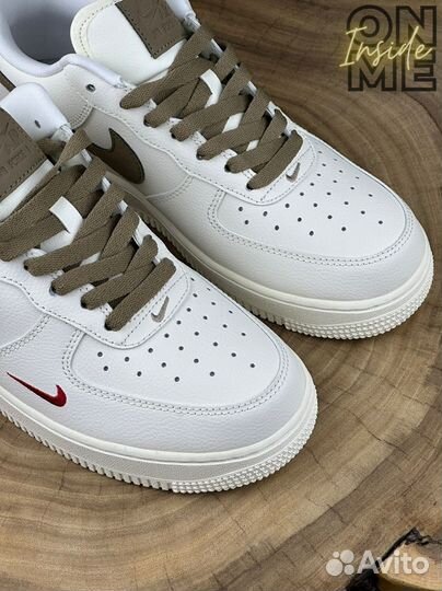 Nike air force white brown