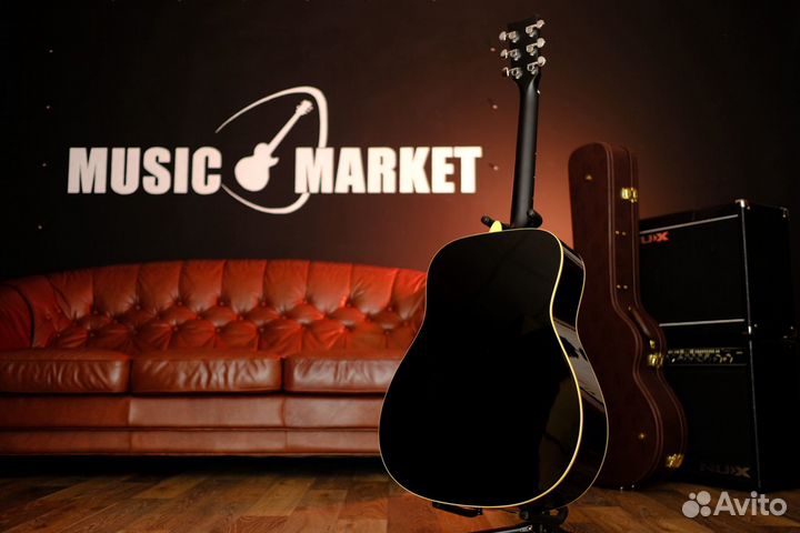 Акустическая гитара Yamaha F370 black (Комплект)