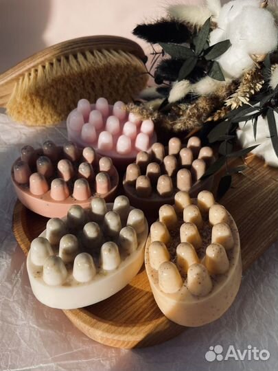 Мыло с люффой и мыло-скраб