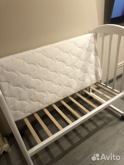 Кроватка детская Forest kids Malva c матрасом
