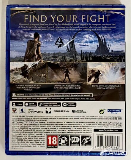 Forspoken PS5 рус суб