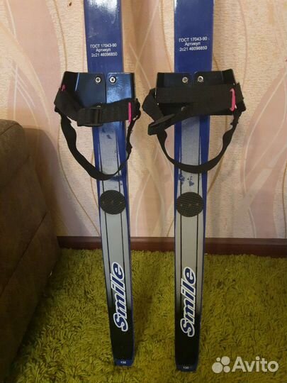 Детские лыжи длина 128 см