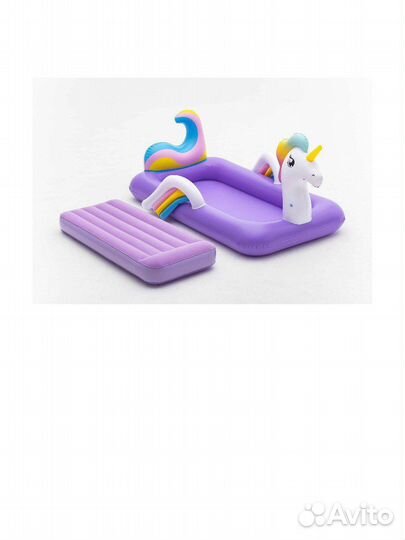 Надувная детская кровать