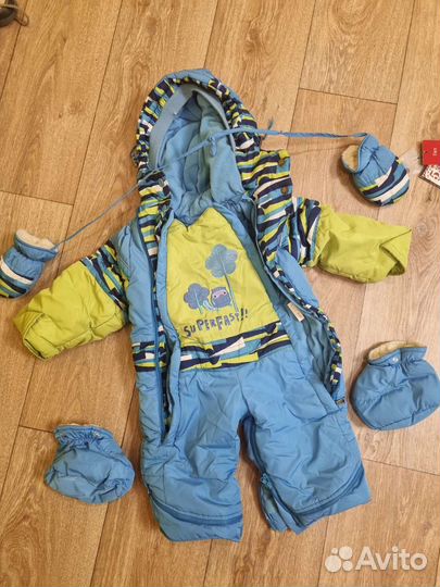 Зимний комбинезон трансформер 62-74