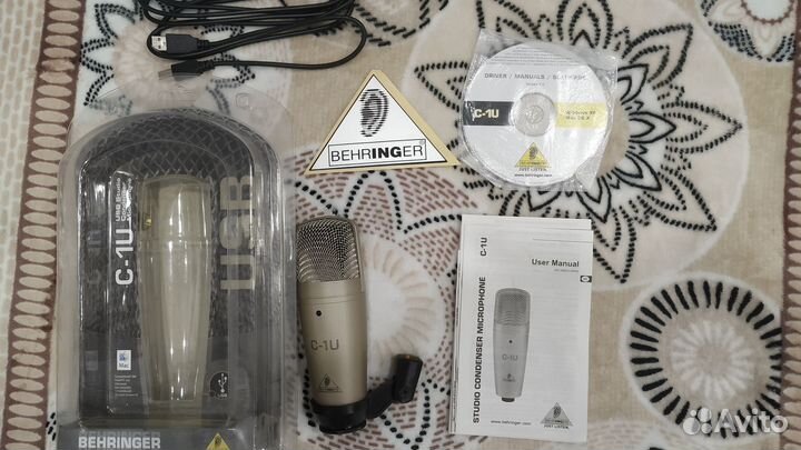 Конденсаторный микрофон Behringer c1-u
