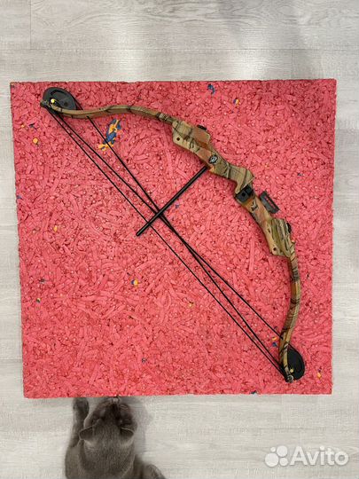 Блочный лук Man Kung + мишень + стрелы