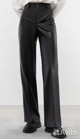 Брюки кожаные Calista, размер 50