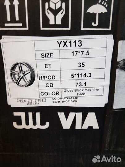 Диски RS VSN CV5 LC1005 на Mazda, Lexus R17