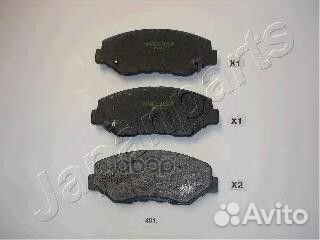 Колодки торм.диск. pa401af Japanparts
