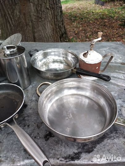 Кастрюли нержавейка бу