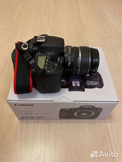 Фотоаппарат Canon 90D почти новый + объектив 17-85