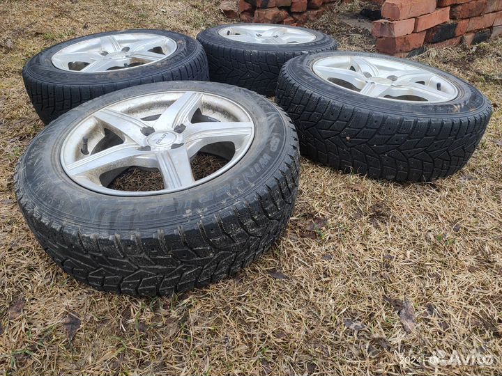 Литые диски r14 на ваз с зимней резиной
