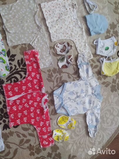 Детские вещи пакетом от 0 до 3