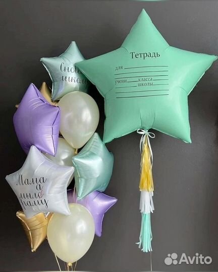 Шары на выпускной, украшение зала на выпускной