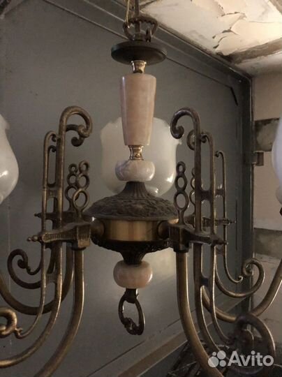 Люстра бронза оникс