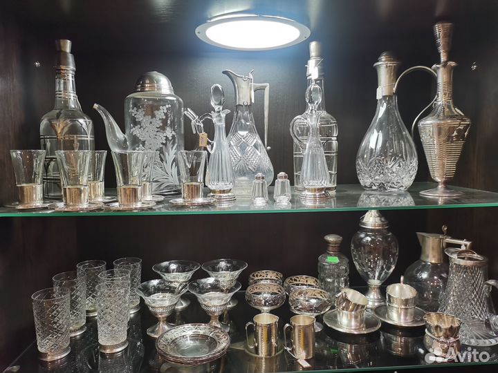 Серебро столовое Европа СССР сервиз посуда