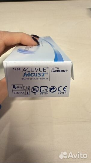 Линзы контактные acuvue однодневные