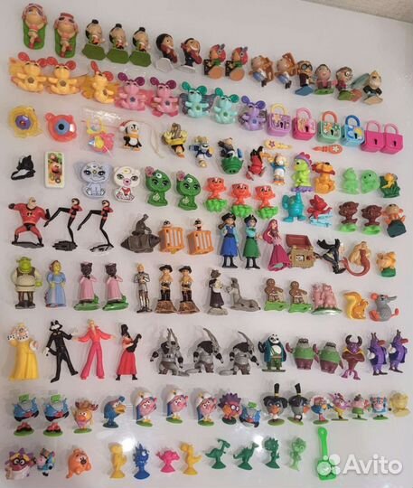 Киндер игрушки с мультиков