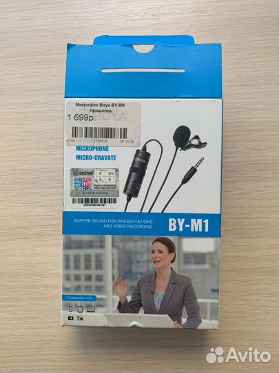 Петличный микрофон boya BY-M1