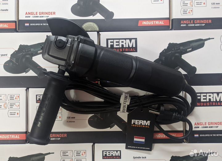 Болгарка ушм профессиональная ferm AGM1114P