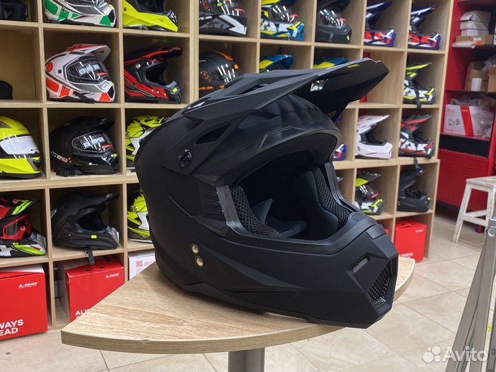 Кроссовый шлем Ataki Черный