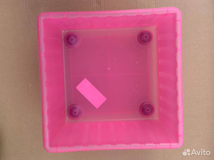 Контейнер на колесах Вессла. Розовый.Новый IKEA