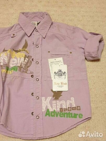 Рубашка для мальчика, р.104, новая