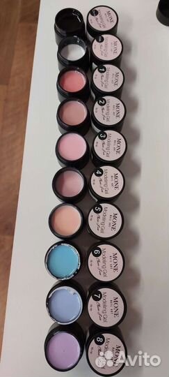 Гели для наращивания ногтей mone