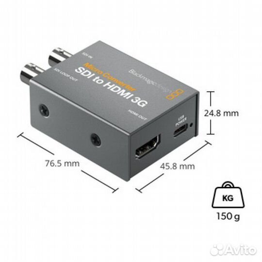 Микро конвертер blackmagic micro converter SDI TO