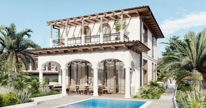 Коттедж 187 м² на участке 6,5 сот.