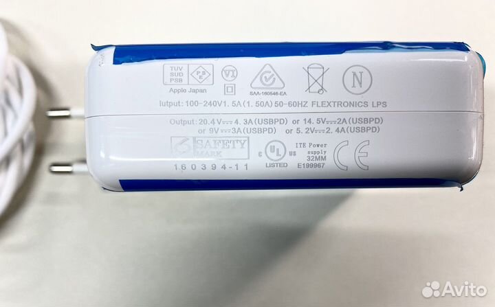 Зарядка для macbook type c