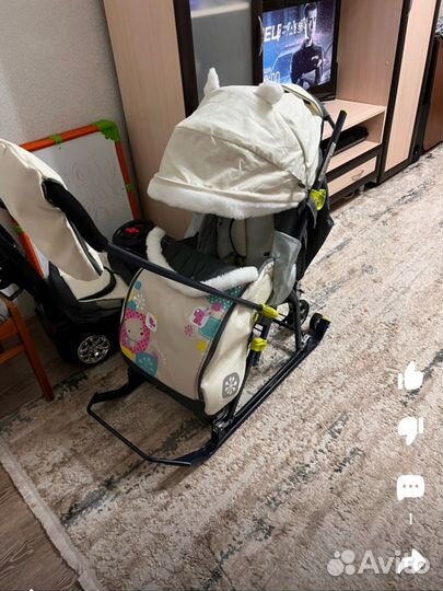 Коляска санки Ника детям 7-6