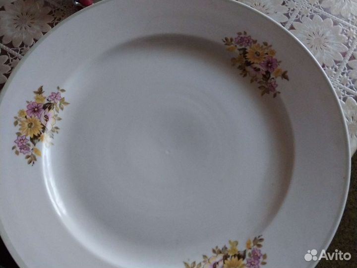 Большое блюдо фарфор
