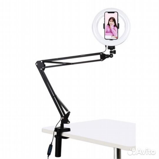 Кольцевая настольная лампа puluz 20 см