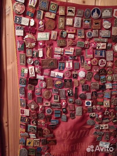 Значки на вымпеле СССР