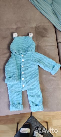 Вязанный комбинезон