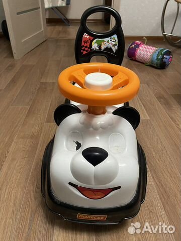 Машинка-каталка панда