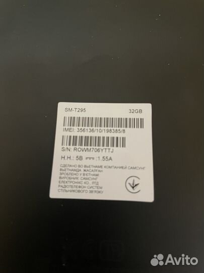 Планшет samsung galaxy tab A SM-T295.LTE