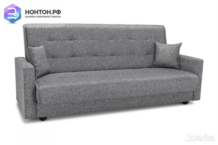 Диван книжка Лондон-2 серый