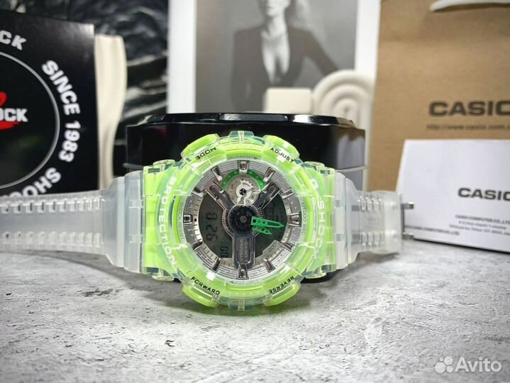 Часы G-Shock 110 зеленые