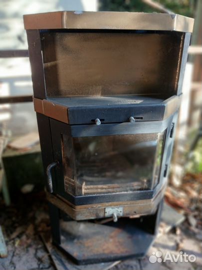 Печь камин на дровах бу