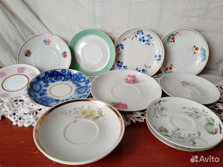 Блюдца Винтаж