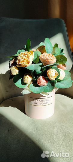 Букет цветов из мыла