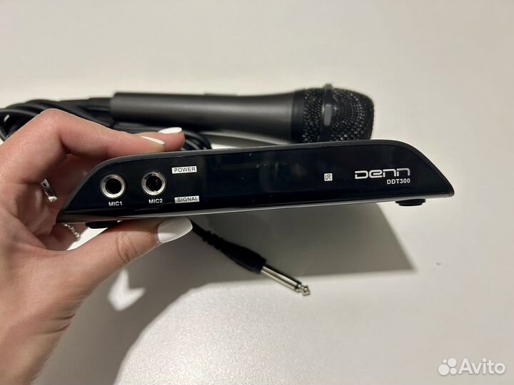 Тв-тюнер с микрофоном караоке