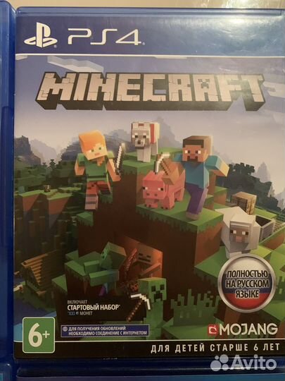 Игры на ps4 Minecraft, sims 4